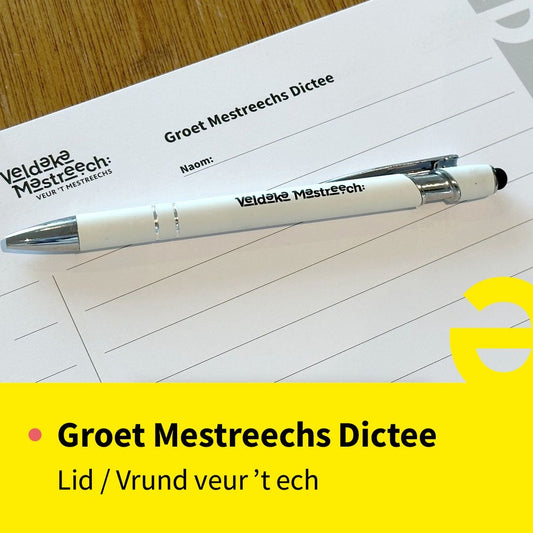 Groet Mestreechs Dictee lid/vrund