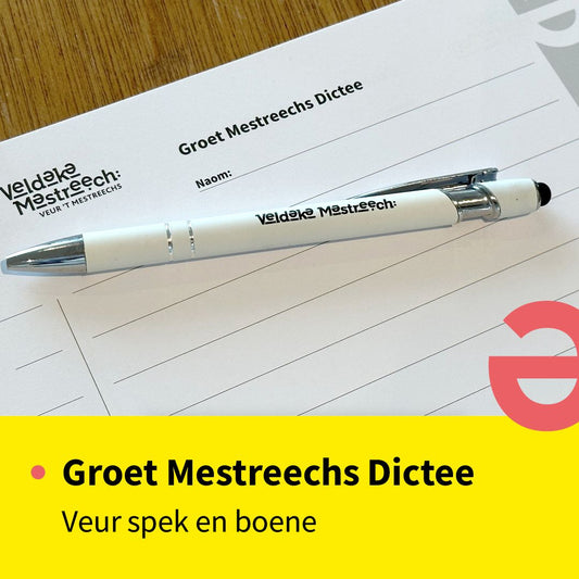 Groet Mestreechs Dictee 'Veur spek en boene'